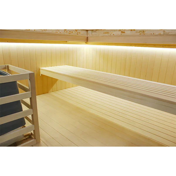 6-8 Person Traditional Corner Indoor Sauna