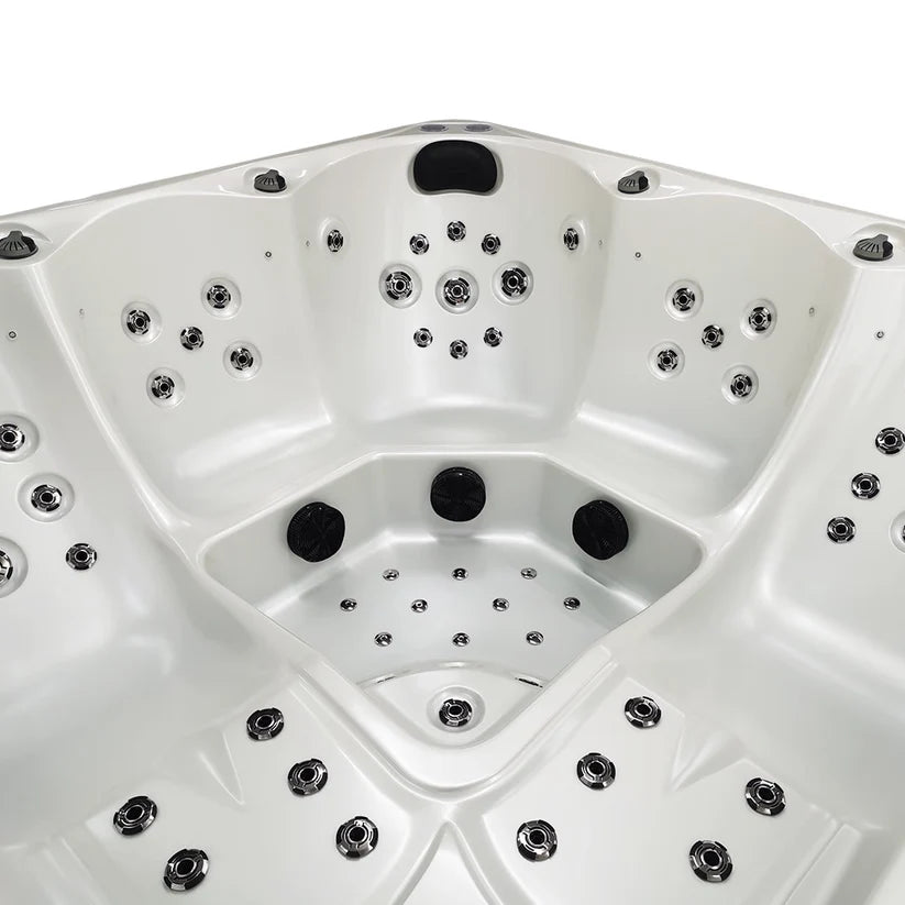 Matterhorn Luxury 5 Person Spa Hot Tub – White