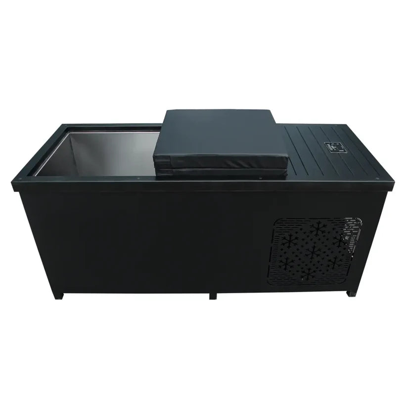 Premium Outdoor Stainless Steel Hot & Cold Plunge Tub – Ice Bath with WiFi Control & UV Sterilization