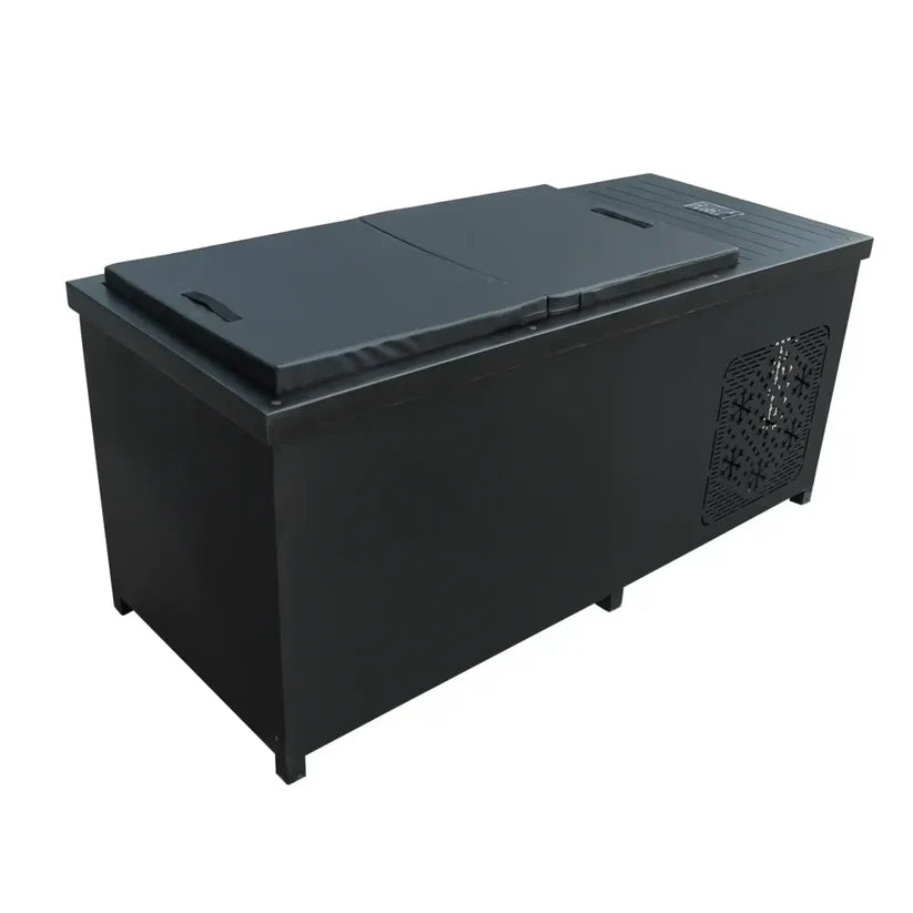 Premium Outdoor Stainless Steel Hot & Cold Plunge Tub – Ice Bath with WiFi Control & UV Sterilization