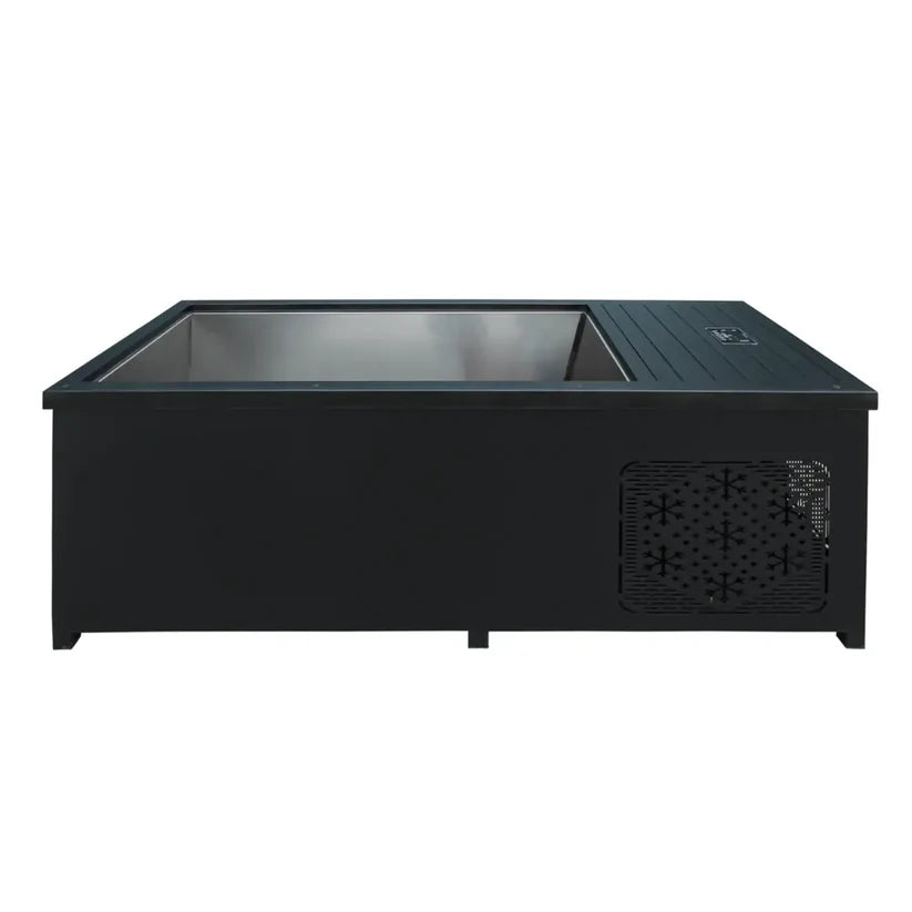 Premium Outdoor Stainless Steel Hot & Cold Plunge Tub – Ice Bath with WiFi Control & UV Sterilization