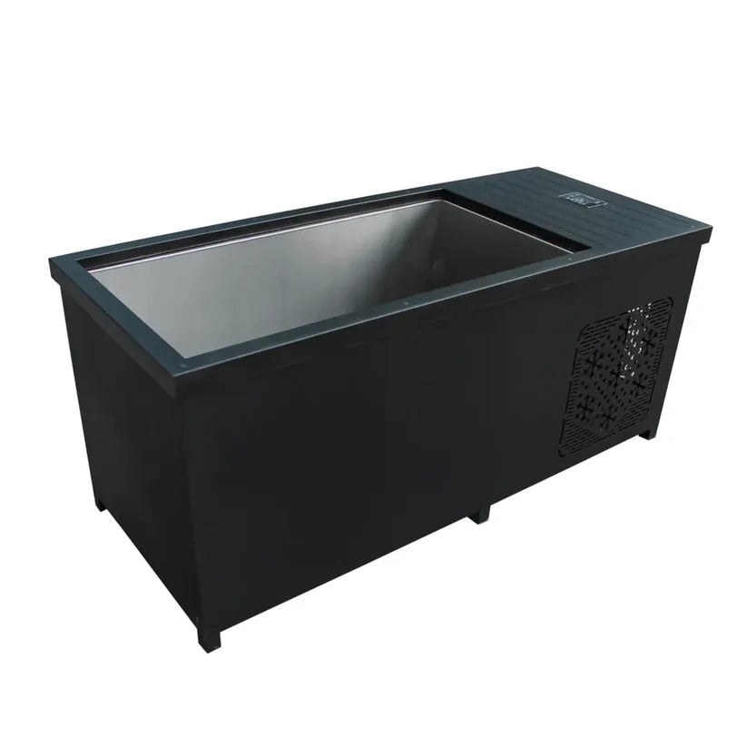 Premium Outdoor Stainless Steel Hot & Cold Plunge Tub – Ice Bath with WiFi Control & UV Sterilization