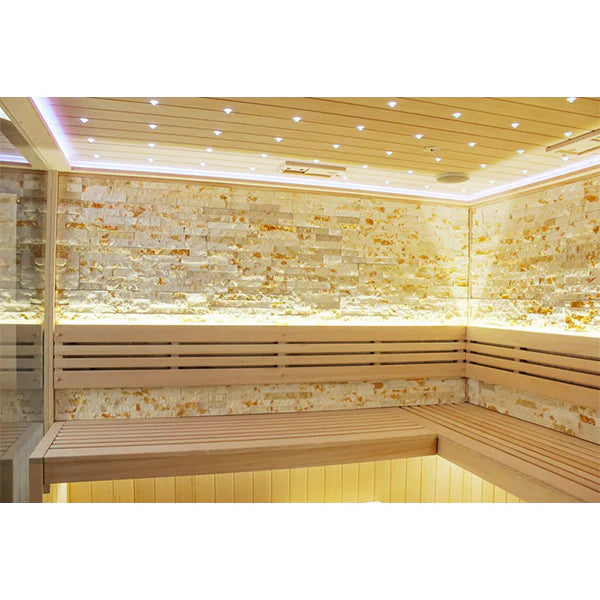 6-8 Person Traditional Corner Indoor Sauna