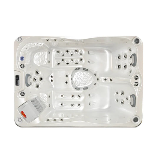 Kilimanjaro Luxury 3 Seater Hot Tub Spa - White