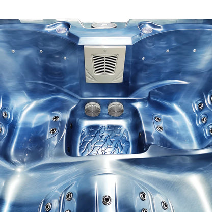 Luxury 3-4-Person Hot Tub with Ocean Wave