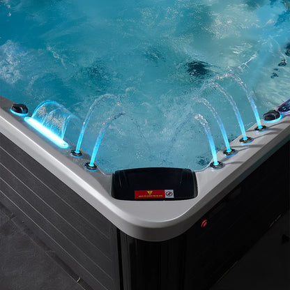 Matterhorn Luxury 5 Person Spa Hot Tub – White