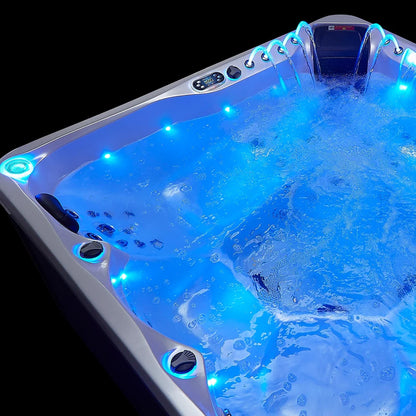 Matterhorn Luxury 5 Person Spa Hot Tub – White