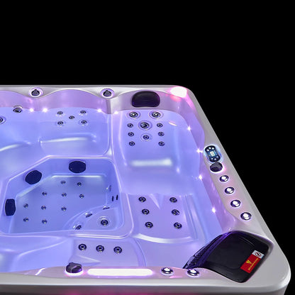 Matterhorn Luxury 5 Person Spa Hot Tub – White
