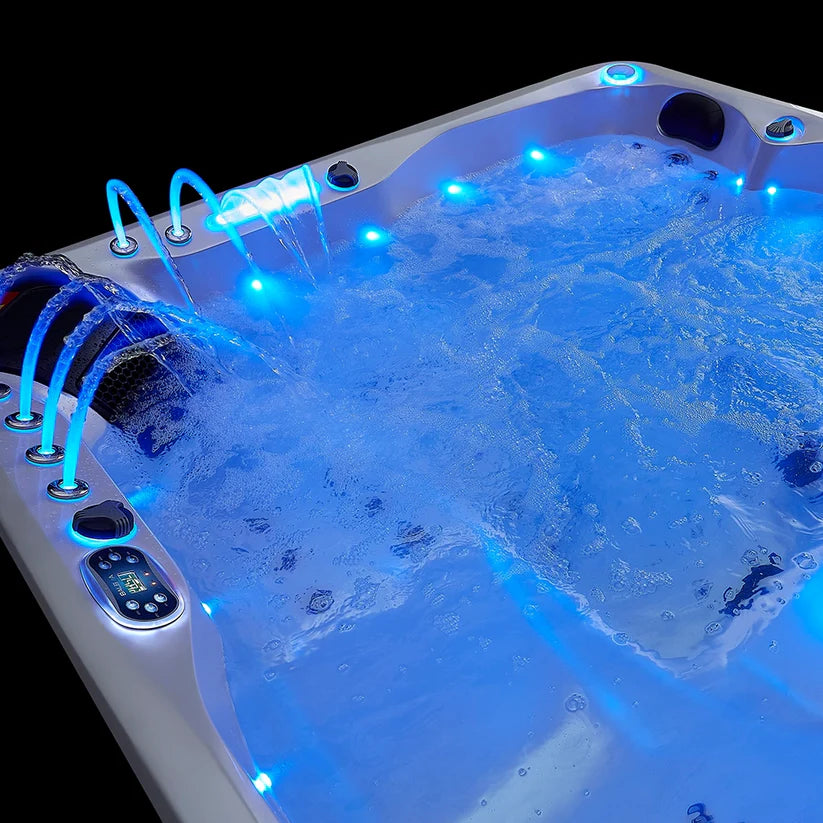 Matterhorn Luxury 5 Person Spa Hot Tub – White