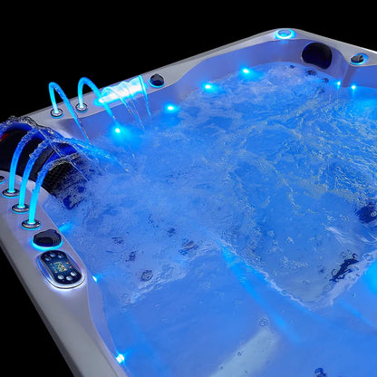 Matterhorn Luxury 5 Person Spa Hot Tub – White