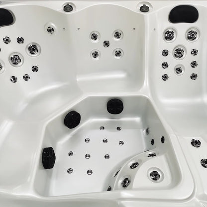 Matterhorn Luxury 5 Person Spa Hot Tub – White