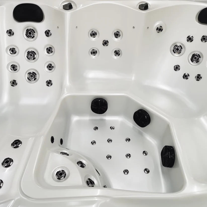 Matterhorn Luxury 5 Person Spa Hot Tub – White