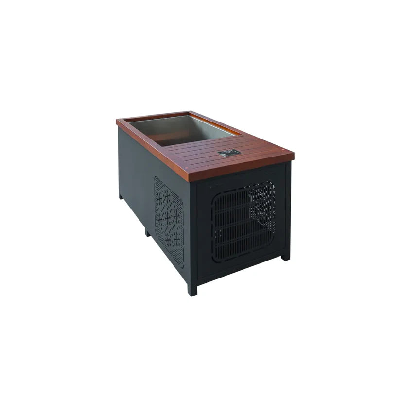 Premium Outdoor Hot & Cold Plunge Tub – Stainless Steel Ice Bath with WiFi Control & UV Sterilizer