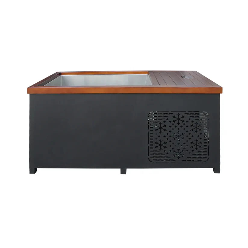 Premium Outdoor Hot & Cold Plunge Tub – Stainless Steel Ice Bath with WiFi Control & UV Sterilizer
