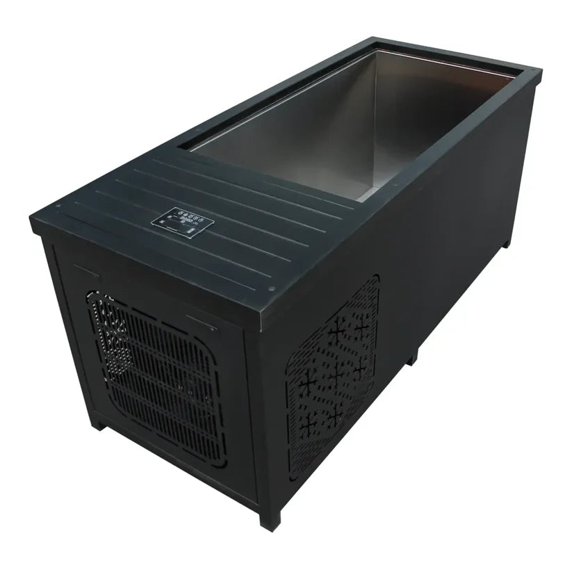 Premium Outdoor Stainless Steel Hot & Cold Plunge Tub – Ice Bath with WiFi Control & UV Sterilization